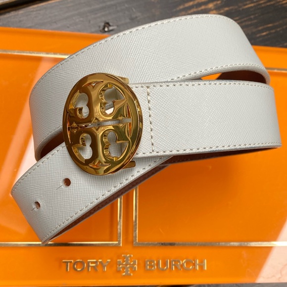 Tory Burch Light Blue and Gold Belt main image 10